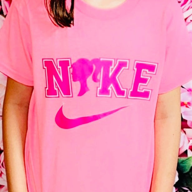 YOUTH/TODDLER PINK DOLL NIKE TEE