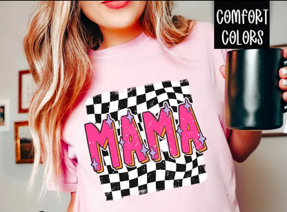 MAMA CHECKER CC TEE