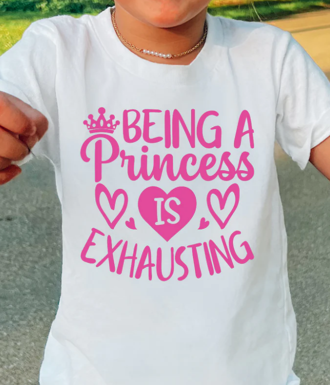 YOUTH/TODDLER BEING A PRINCESS TEE