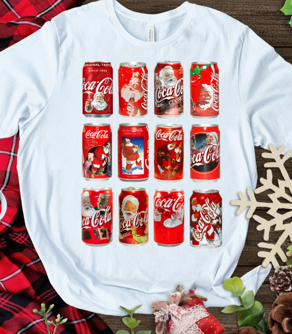 Red can Santa Tee