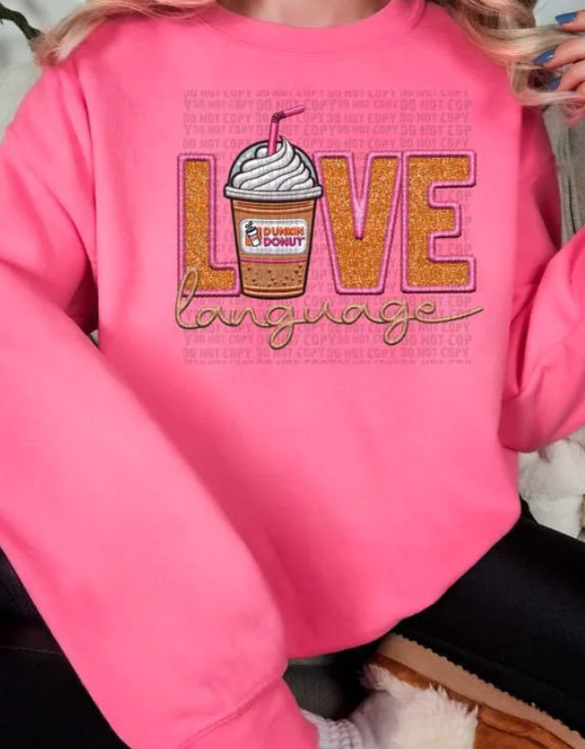 DD love language Sweatshirt