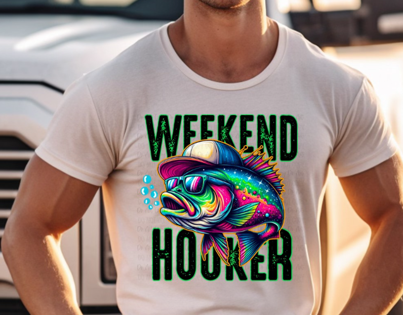 WEEKEND HOOKER MENS TEE