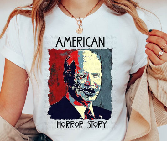 AMERICAN HORROR STORY ON GILDAN SOFT STYLE TEE