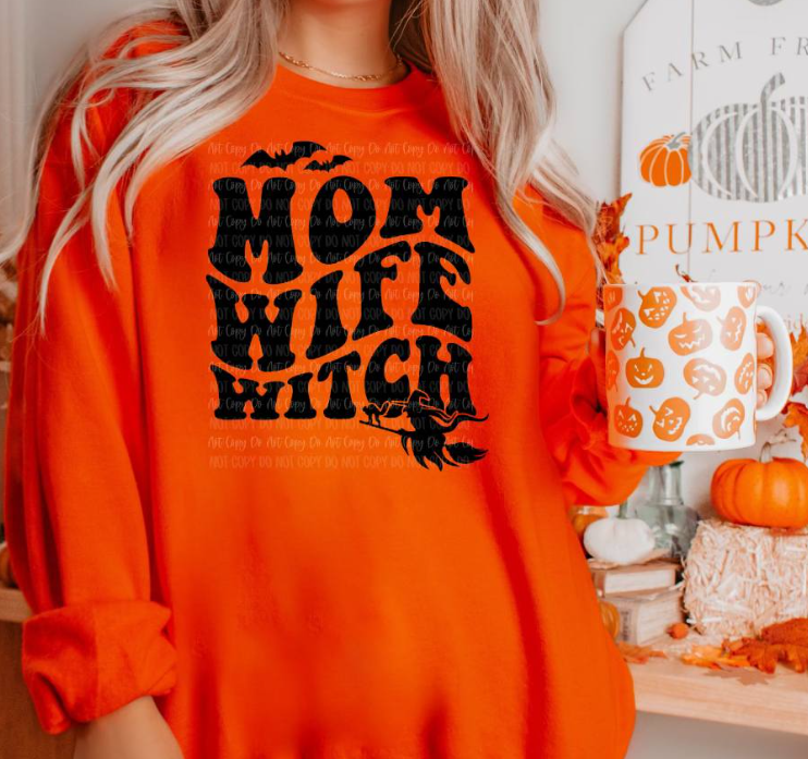 WIFE MOM WITCH SWEATSHIRT