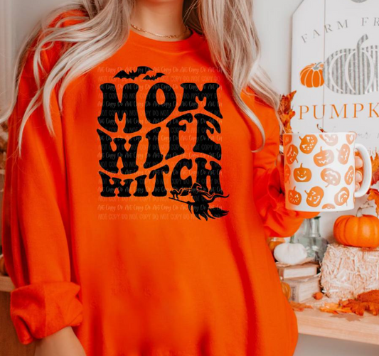 WIFE MOM WITCH SWEATSHIRT